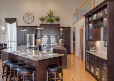 Cabinets and Kitchen with island-Kamloops Kitchen Studio