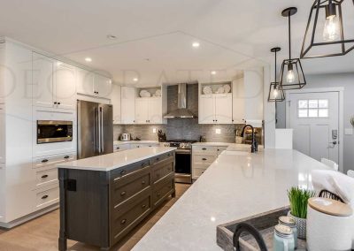 Cabinets and Kitchen with island-Kamloops Kitchen Studio